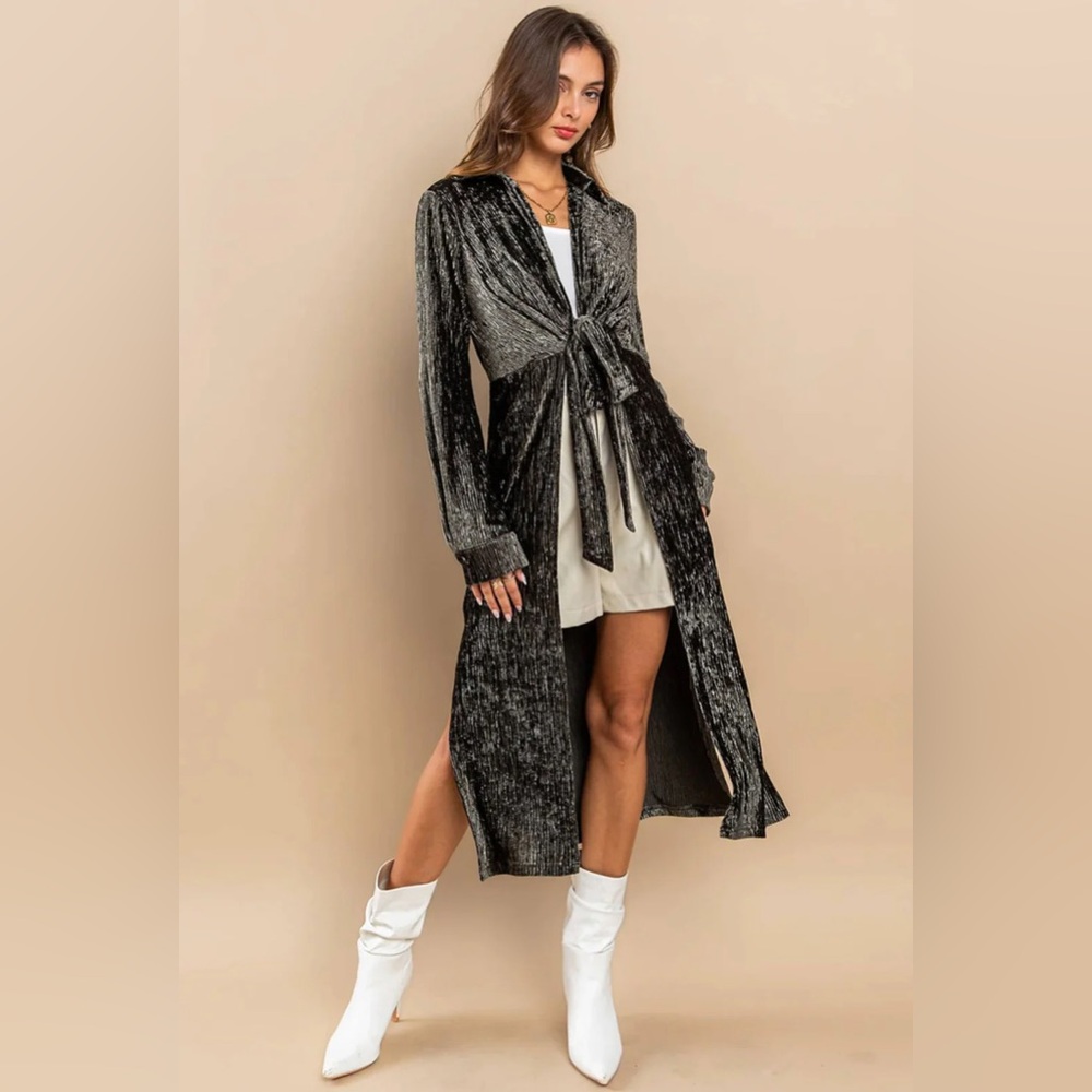 Metallic duster size s-l available